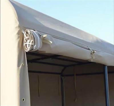 Perlindungan trak tarpaulin kanvas kenderaan tentera